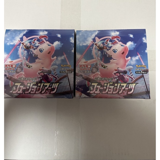 ポケモンカード　フュージョンアーツ　未開封　シュリンク付き　2BOX