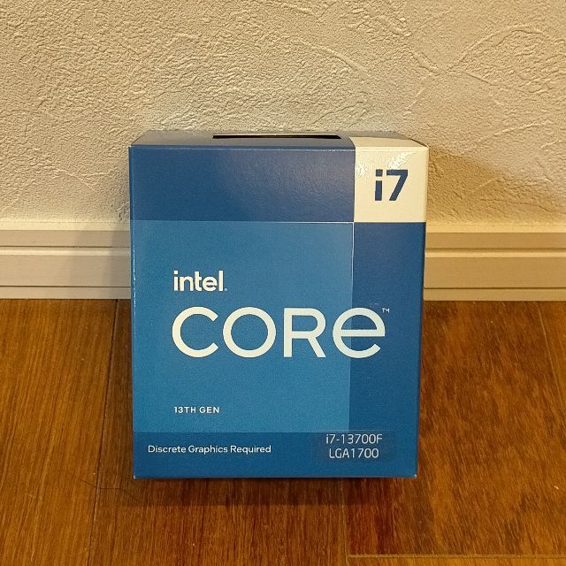 使用期間20237〜20241Intel 第13世代CPU Core i7 13700F BOX