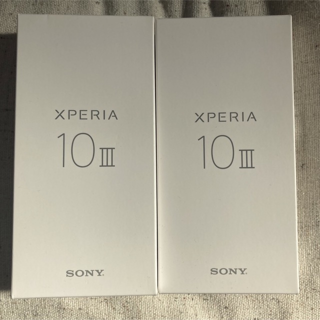 名作 Xperia - Xperia 10 III A102SOブラック 新品未使用 2台セット