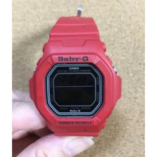 ベビージー(Baby-G)のカシオ CASIO G-SHOCK baby G レッド(腕時計)