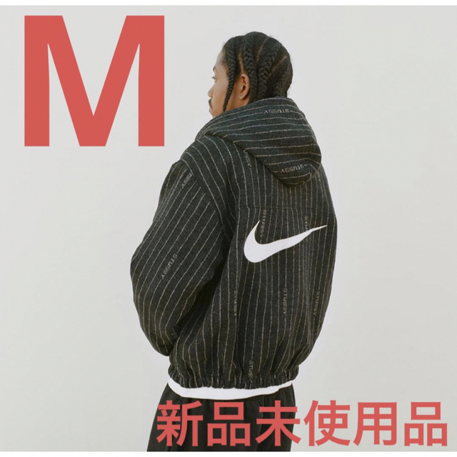 STUSSY(ステューシー)のNike Stussy ストライプ ウール ジャケット Mサイズ メンズのジャケット/アウター(ブルゾン)の商品写真