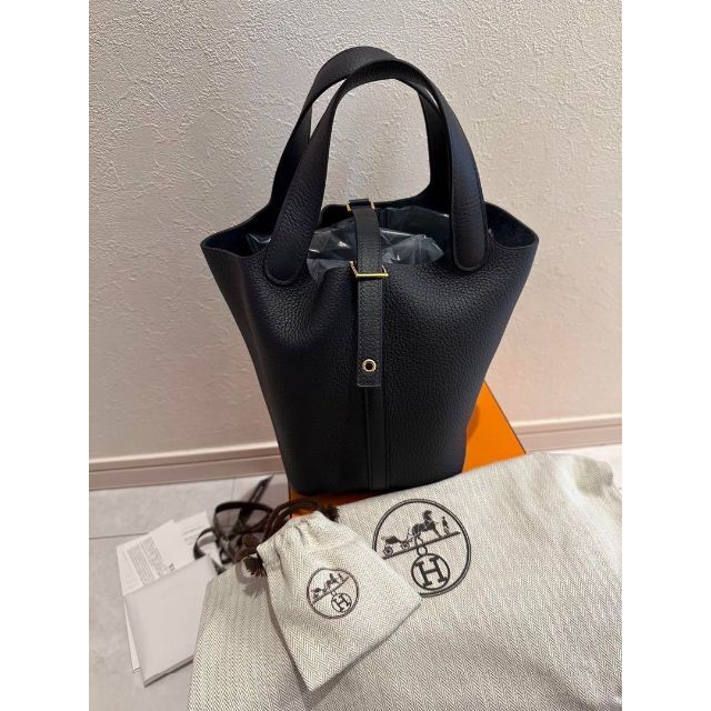 愛用 - Hermes 新品ピコタンロックPM U刻印 ゴールド金具 キャバン