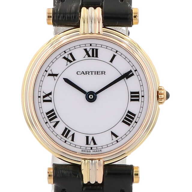 低価格で大人気の Cartier - カルティエ マスト ヴァンドーム SM トリニティー クォーツ レディース 【中古】 腕時計