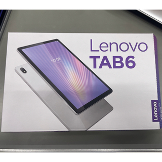 レノボ(Lenovo)のLenovo タブレット　TAB6 SIMフリー　白(タブレット)