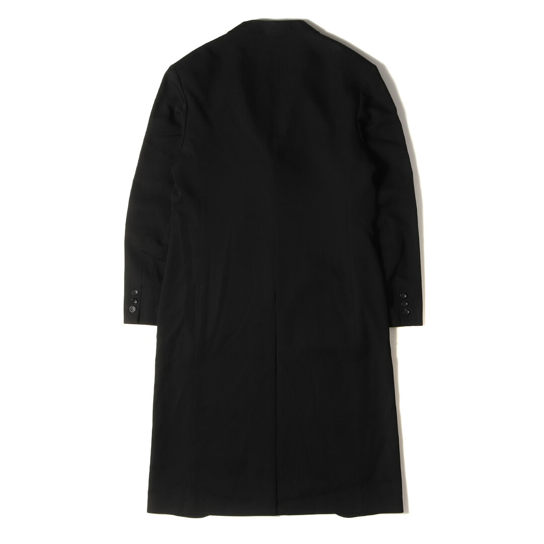 Yohji Yamamoto(Ys) ヨウジヤマモト コート ウール ギャバ ジャケット WOOL GABARDINE FRONT BUTTING  6BUTTONS JACKET HE-J20-100 22AW ブラック 黒 2 アウター 日本製【メンズ】【中古】【美品】