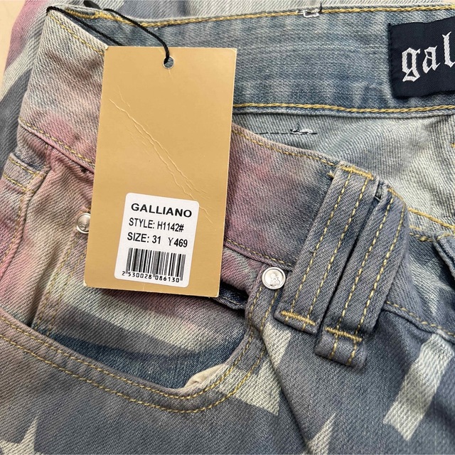 John Galliano(ジョンガリアーノ)の新品タグ付き⭐︎galliano デニム メンズのパンツ(デニム/ジーンズ)の商品写真