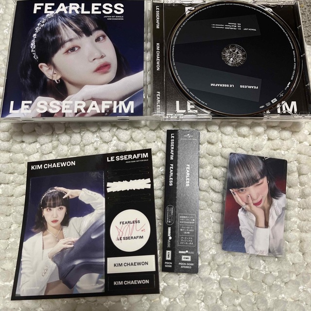 LE SSERAFIM FEARLESS ソロver チェウォン　トレカ付CD | フリマアプリ ラクマ