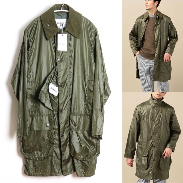 Barbour SHIPS別注 BORDER リップストップ ナイロン コート