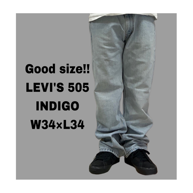 LEVI'S リーバイス 505 ジーンズ デニムパンツ インディゴ W34