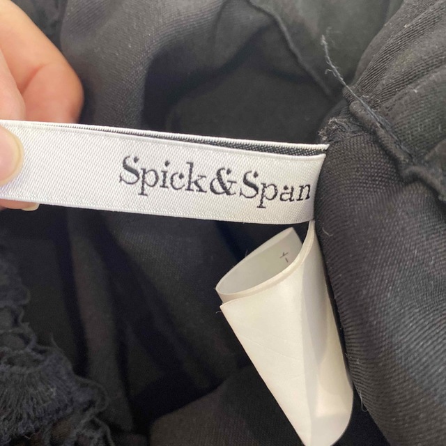 Spick & Span(スピックアンドスパン)の《Spick &Span》レースタイトスカート✴︎ウエストゴム レディースのスカート(ひざ丈スカート)の商品写真