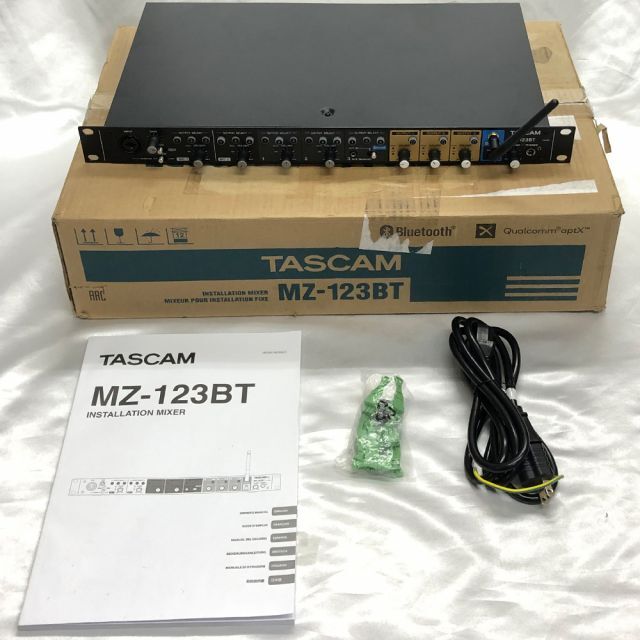 タスカム MZ-123BT ３つのゾーンに割り当てが可能なコンパクトミキサー