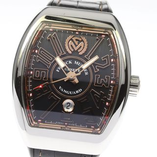 フランクミュラー(FRANCK MULLER)の★箱・保証書付き【FRANCK MULLER】フランクミュラー ヴァンガード デイト V45SCDTSTGJ 自動巻き メンズ_737592【ev20】(腕時計(アナログ))