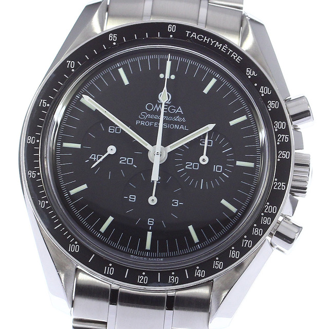 ☆美品 【OMEGA】オメガ スピードマスター プロフェッショナル クロノグラフ 3572.50 手巻き メンズ_736075