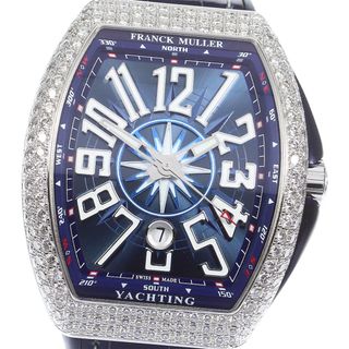 フランクミュラー(FRANCK MULLER)の☆美品 【FRANCK MULLER】フランクミュラー ヴァンガード ヨッティング パヴェダイヤ V45SCDTD 自動巻き メンズ_722613【ev15】(腕時計(アナログ))