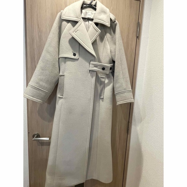 l'or Geelong Wool Long Coat ベージュ 【超ポイントバック祭】 30600