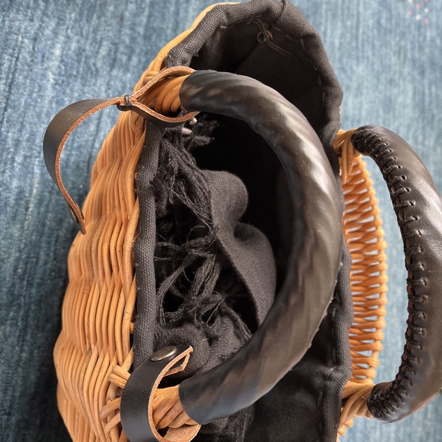 エバゴス　籐ポケットかごバッグ　ebagos レディースのバッグ(かごバッグ/ストローバッグ)の商品写真