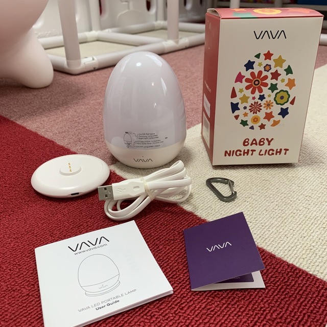 VAVA  BABY NIGHT LIGHT  授乳ライト キッズ/ベビー/マタニティのキッズ/ベビー/マタニティ その他(その他)の商品写真