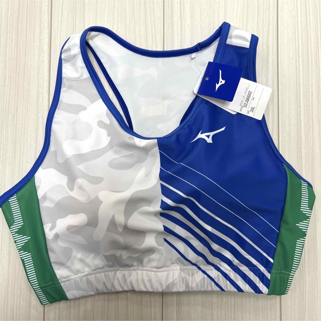 ミズノ 女子陸上ユニフォーム上下セット 3XLサイズ ホワイト ミズノ 女子陸上ユニフォーム上下セット 3XLサイズ ホワイト