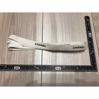 シャネル(CHANEL)の[35] CHANEL リボン紐　約161cm×1.5cm(各種パーツ)