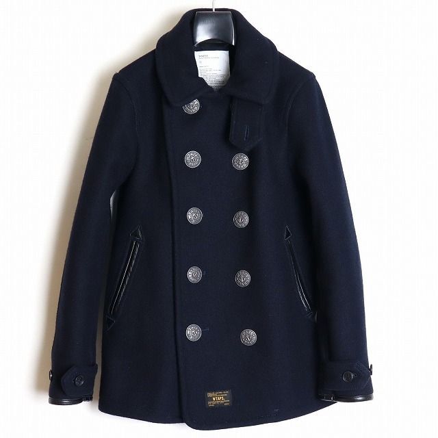 WTAPS 14AW ウールメルトン Pコート 1 美品 ダブルタップス - ピーコート