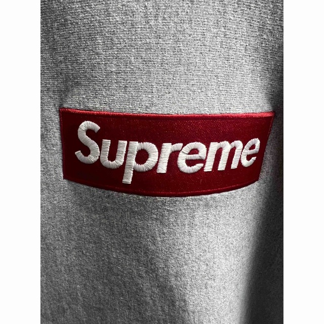 supreme box logo fooded sweatshirt Lサイズ