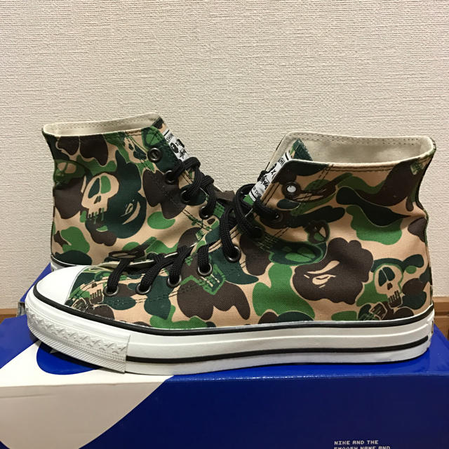 A BATHING APE(アベイシングエイプ)の【超美品】エイプ × スチューシー エイプスター カモ メンズの靴/シューズ(スニーカー)の商品写真