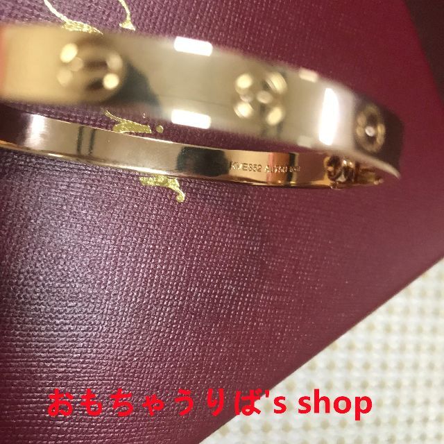 美品 カルティエ cartier ラブブレス 17 ピンク ゴールド ...