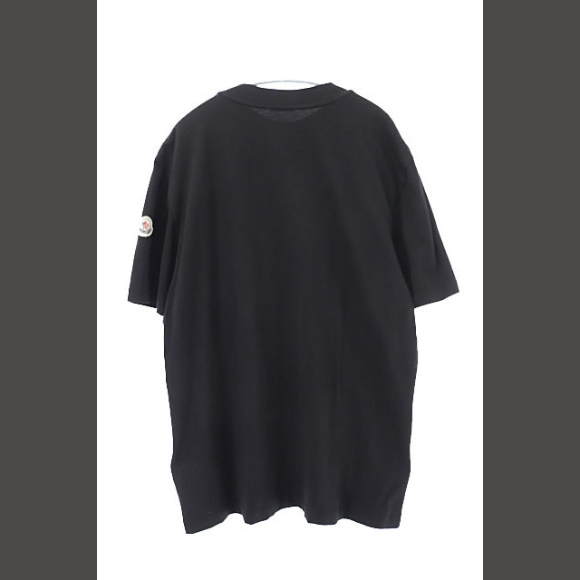 【ヴィンテージ】Tシャツ（F）オーバーサイズ プリントロゴ モックネック 黒色