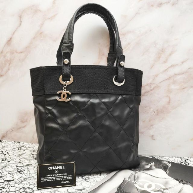 卸売 CHANEL ショルダー シール有 ブラック PM パリビアリッツ シャネル ✨Gカード付✨ - トートバッグ