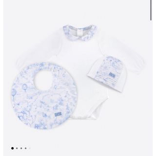 ベビーディオール(baby Dior)の【超美品】babyDiorトワル ドゥ ジュイ ロンパース　ベビーディオール(ロンパース)