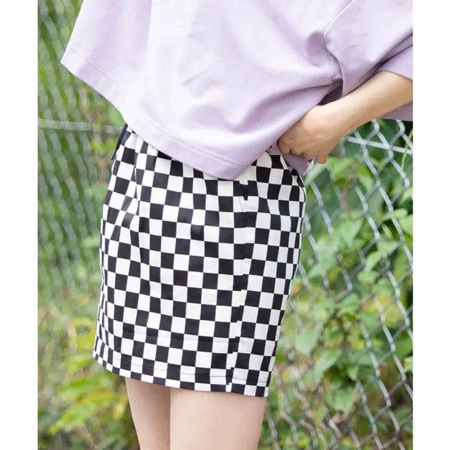 WEGO(ウィゴー)のWEGO ミニスカパン フラッグチェック レディースのスカート(ミニスカート)の商品写真