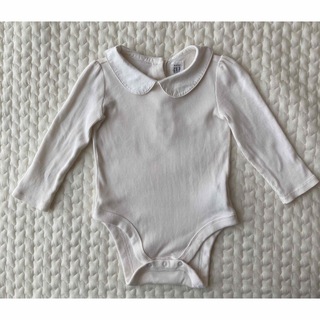 ベビーギャップ(babyGAP)の丸襟　ロンパース　長袖　サイズ80 baby  GAP(ロンパース)