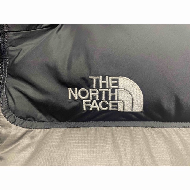 激レア THE NORTH FACE センターロゴ ヌプシ ベスト グレー XL