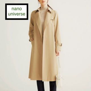 ナノユニバース(nano・universe)の美品！ナノユニバース オーバー×ラップ レディース 2wayトレンチコート(トレンチコート)