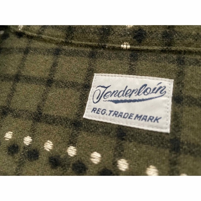 TENDERLOIN(テンダーロイン)のTenderloin テンダーロイン woolカーキジャケット メンズのジャケット/アウター(ブルゾン)の商品写真