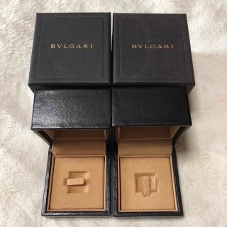 ブルガリ(BVLGARI)のブルガリ　指輪　リング用　箱　ケース　２個セット(ショップ袋)