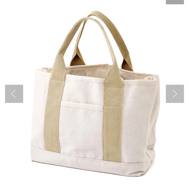 3COINS(スリーコインズ)のスリコ　仕切り付きランチバッグ　新品未使用　トートバッグ　春コーデ　大人気 レディースのバッグ(トートバッグ)の商品写真