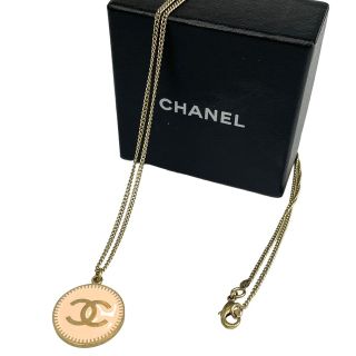 CHANEL シャネル ネックレス・チョーカー ココマーク 丸形 ラウンド ピンク ゴールド 06P ゴールド ピンク  tdc-000367-4d