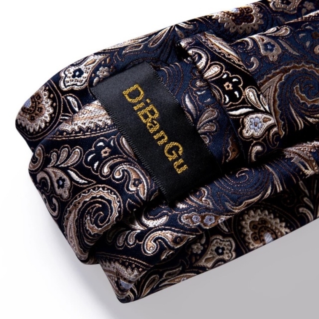 ネクタイ カフス ハンカチーフ 3点セット×5set オシャレ  メンズのファッション小物(ネクタイ)の商品写真