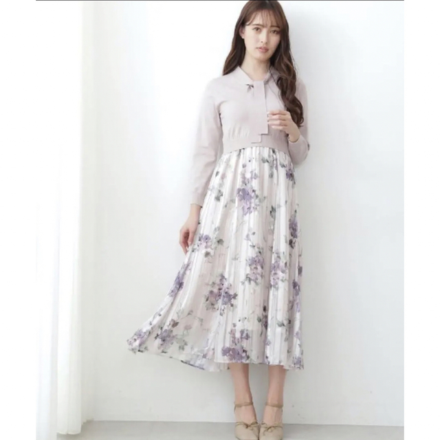 JILL by JILLSTUART ストライプフローラルワンピース