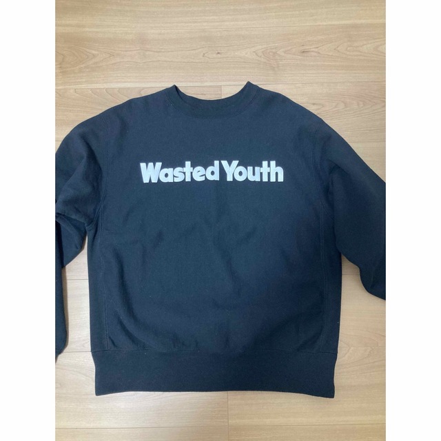 wasted youth スウェット 試着のみ L 黒 国内正規品