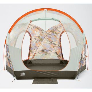 ノースフェイス スーパードーム4 テント 4人用 カモ キャンプ アウトドア
