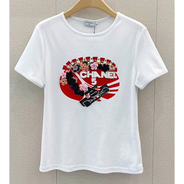 安い特価 CHANEL トップス 半袖 Tシャツ シャネル NEW国産