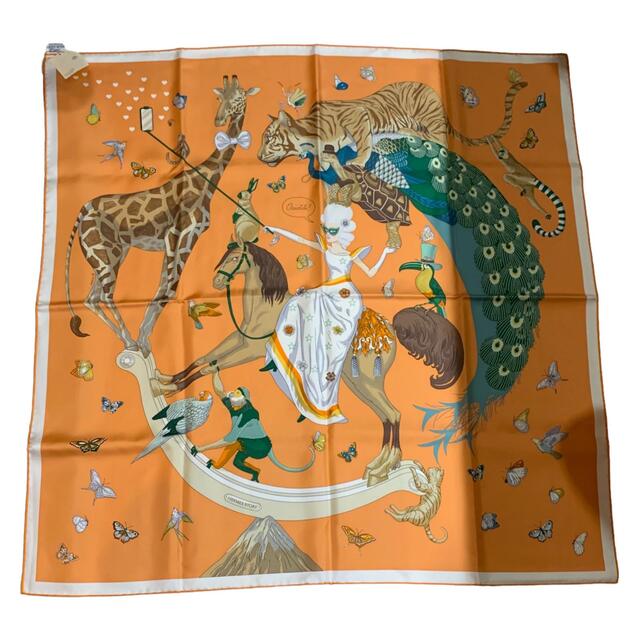 ☆大人気商品☆ HERMES - Hermes エルメス 未使用タグ付き オレンジ系