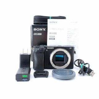 ソニー(SONY)の美品 SONY α6300 《使用感少》(ミラーレス一眼)