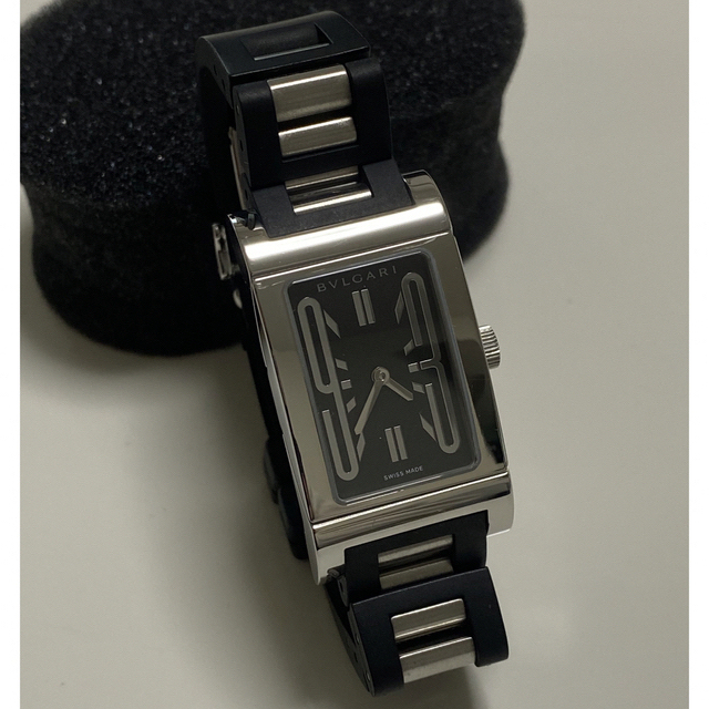 BVLGARI - ブルガリ  レッタンゴロ  ラバー  腕時計  美品  レア  レディース