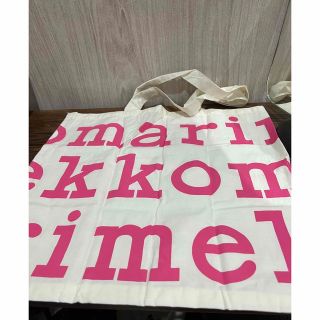 マリメッコ(marimekko)のマリメッコ　ノベルティ　トートバッグ　ピンク　marimekko(トートバッグ)