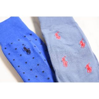 ポロラルフローレン(POLO RALPH LAUREN)のPOLO ポロラルフローレンのおしゃれなメンズソックス【2足セット】【新品】(ソックス)