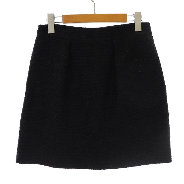 Chanel ココマーク レーススカート 40サイズ(L)ブラック ほつれ有り
