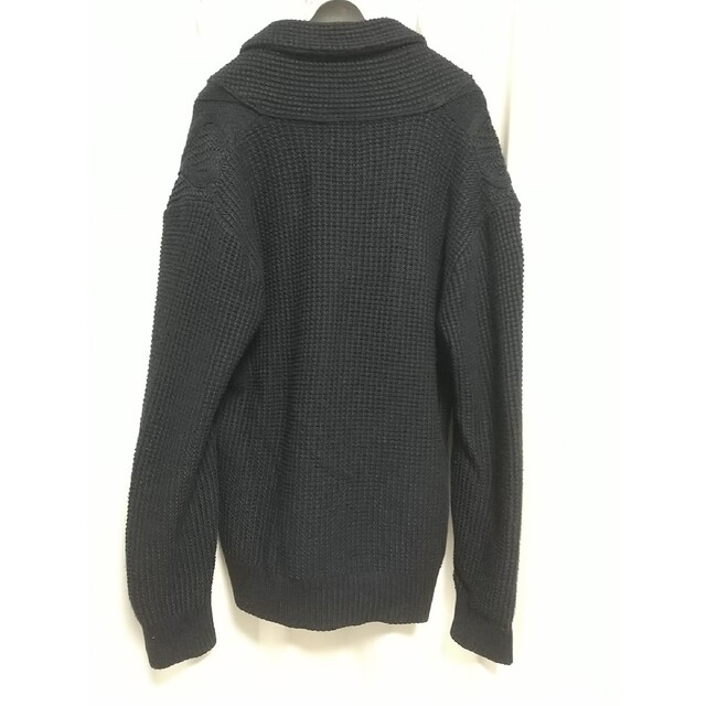 ZARA - ZARA MAN ショールカラーカーディガン Lサイズ 濃紺 ZARA - ZARA MAN ショールカラーカーディガン Lサイズ 濃紺